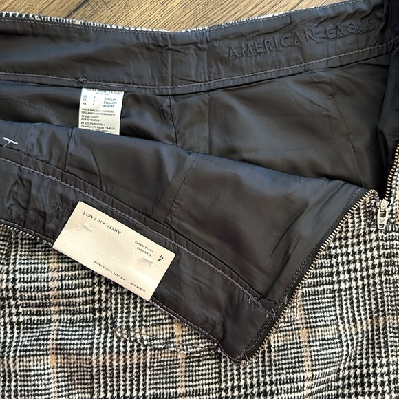 NWT | American Eagle Women’s Wool-Blend Hi-Rise Mini Skirt | Plaid | S | 4 - Picture 9 of 11